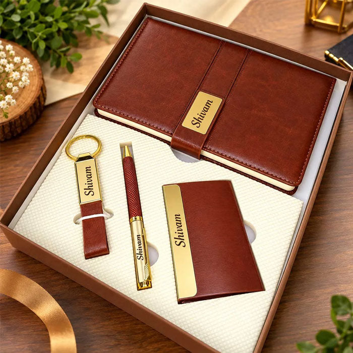 Personalized Business Gift Set – 4 Pieces