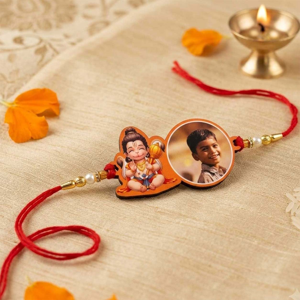 Personalized Photo Kids Rakhi – Custom Cartoon Picture Rakhi for Brother