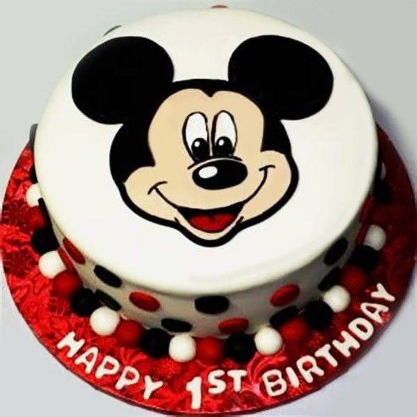 Adorable Mickey Cake - YuvaFlowers