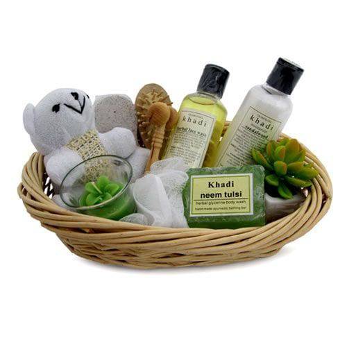 Bath Essentials Gift Basket - YuvaFlowers