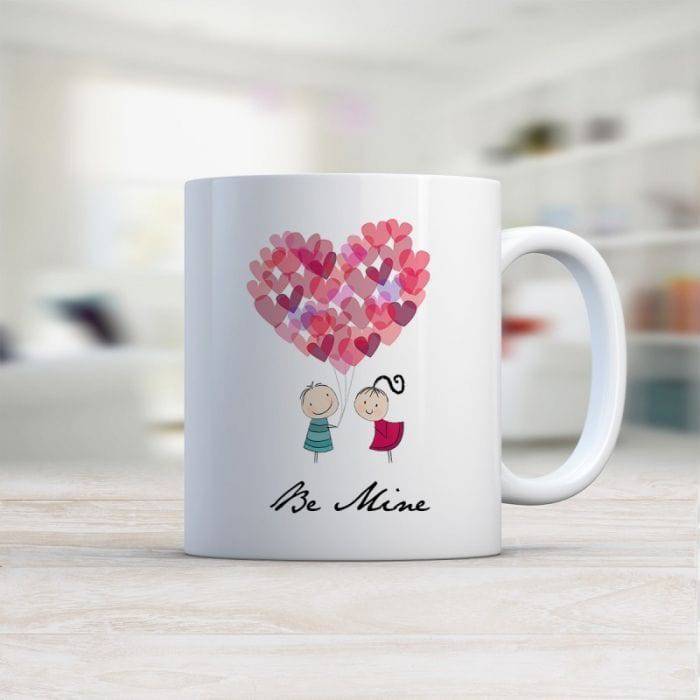 Be Mine Valentines Day Mug - YuvaFlowers