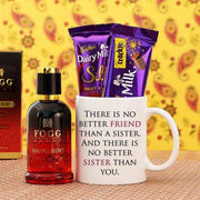 Beautiful Hamper With Quoted Mug For Sister - YuvaFlowers
