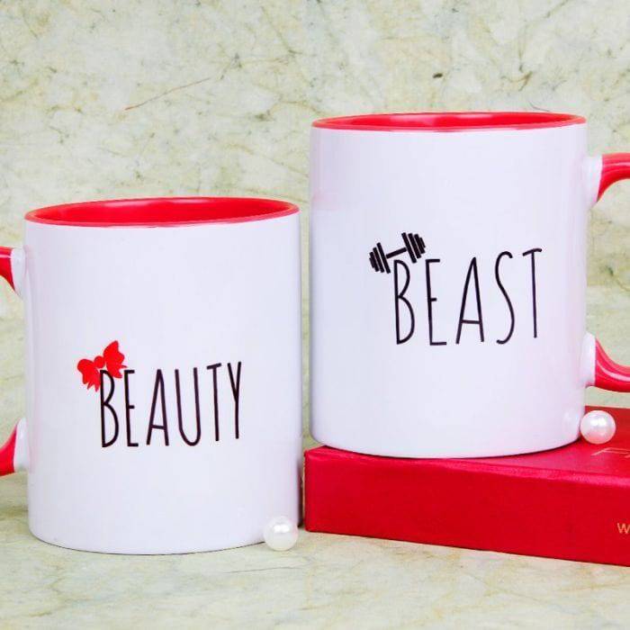 Beauty-Beast Mug - YuvaFlowers