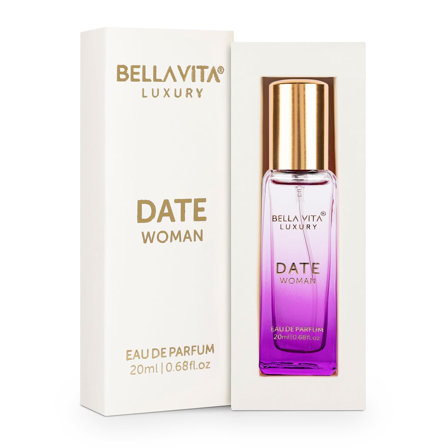 Bella Vita Luxury Date Eau De Parfum Perfume for Women with Pink Pepper, Red Fruit & Jasmine |Fruity & Spicy Long Lasting EDP Frgarance Scent, 20ml - YuvaFlowers