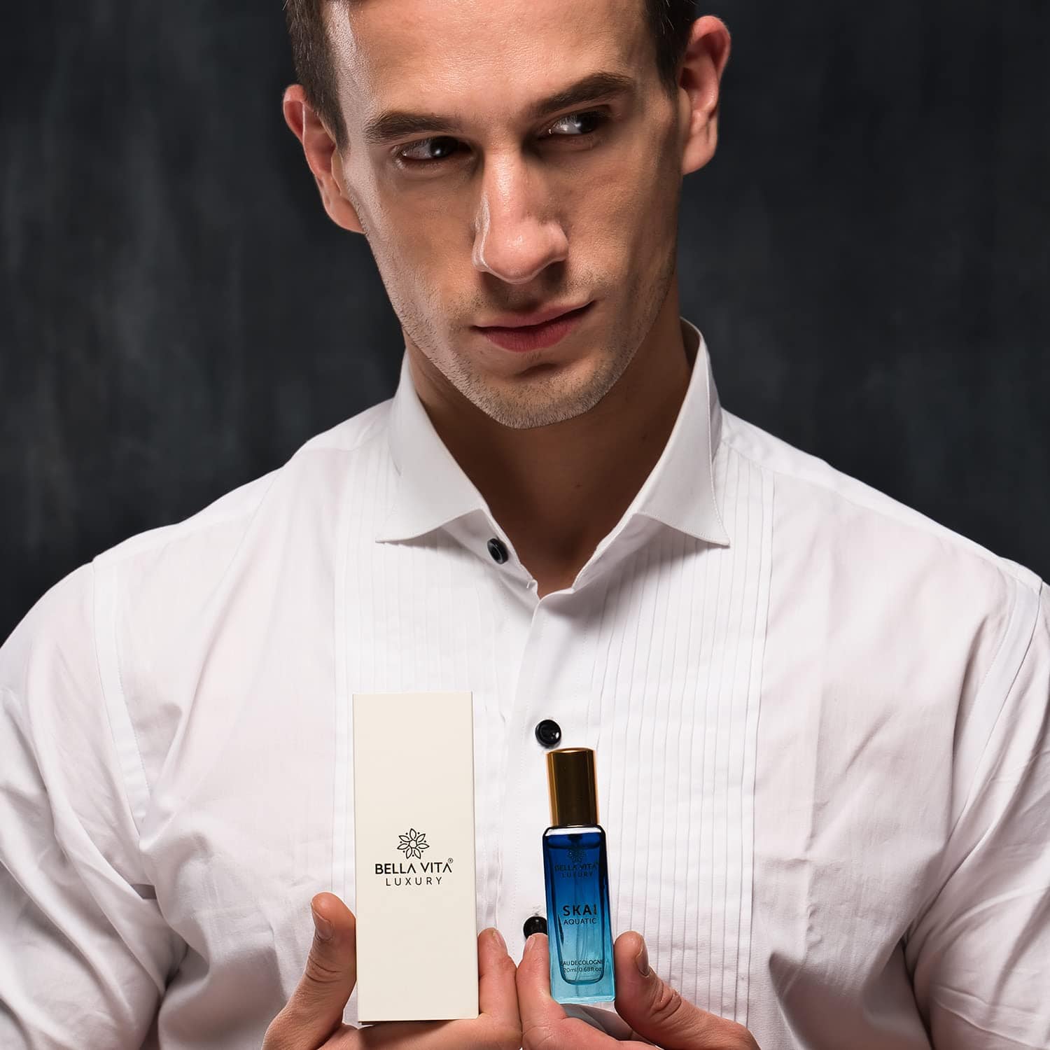 Bella Vita Luxury Skai Aquatic Eau De Cologne Unisex Perfume for Men & Women with Bergamot, Pink Pepper |Long Lasting Aqua EDC Fragrance Scent, 100 Ml - YuvaFlowers