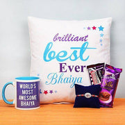 Best Ever Bhaiya Rakhi Combo - YuvaFlowers