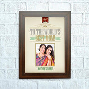 Best Mom Personalized Certificate Ever - YuvaFlowers
