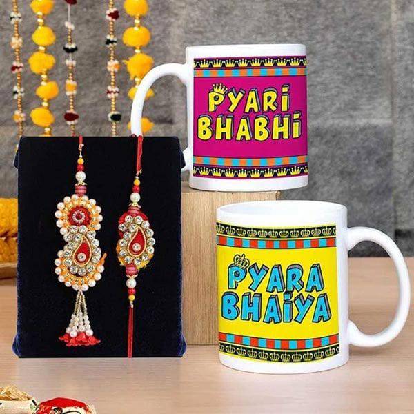 Bhaiya Bhabhi Rakhi with mug - YuvaFlowers