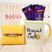 Blissful Rakhi Love Combo - YuvaFlowers