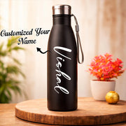 Personalized Stainless Steel Water Bottle with Custom Name Engraving