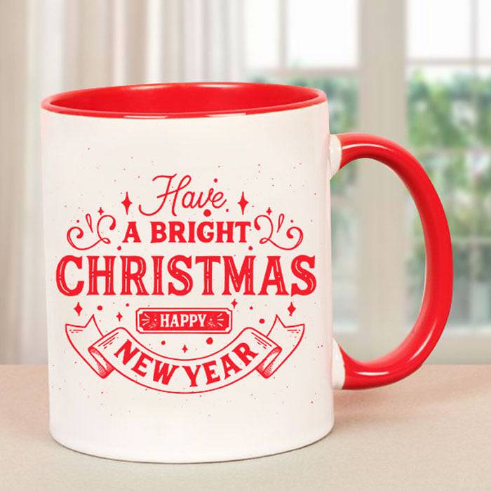 Bright Christmas Mug - YuvaFlowers