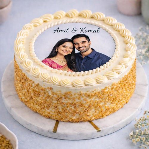 Butterscotch Anniversary Cake Online Gift Delivery