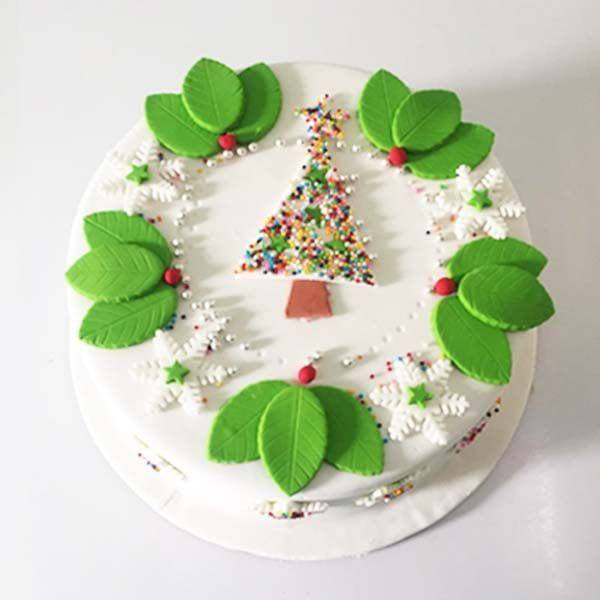 Butterscotch Christmas Cake - YuvaFlowers