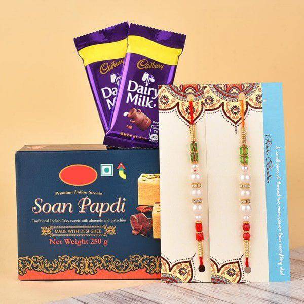 Captivating Rakhi Hamper - YuvaFlowers