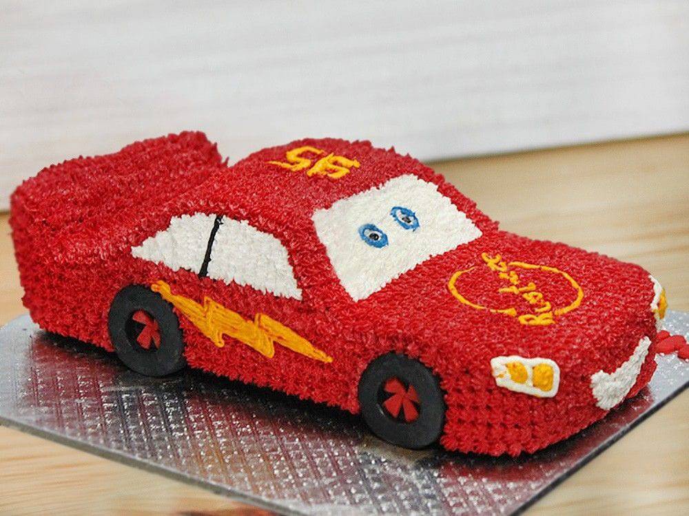 Cars Theme Cake - YuvaFlowers
