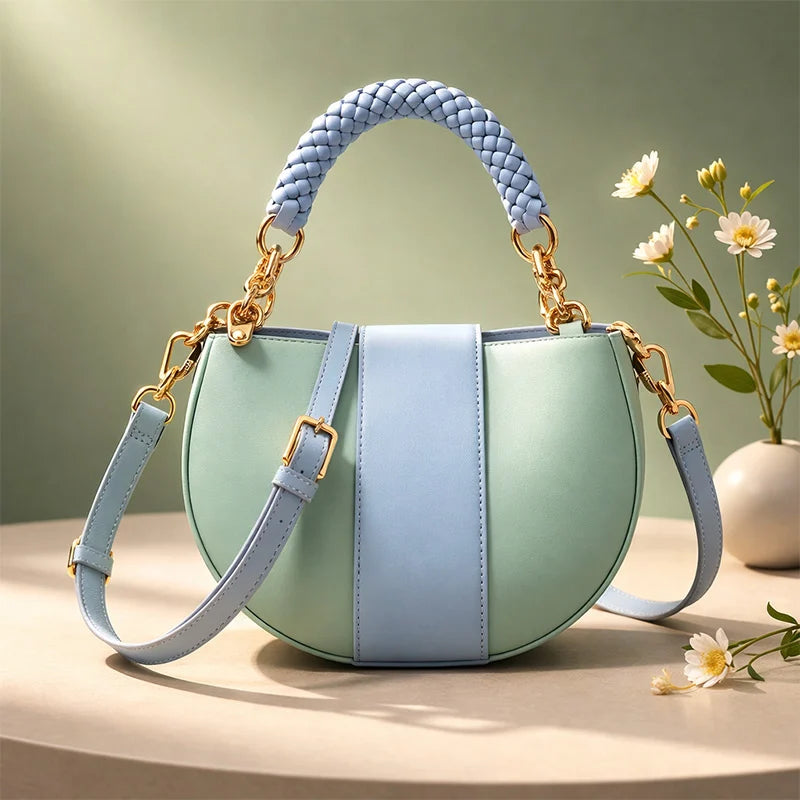 Celeste Pastel Chain Top-Handle Bag