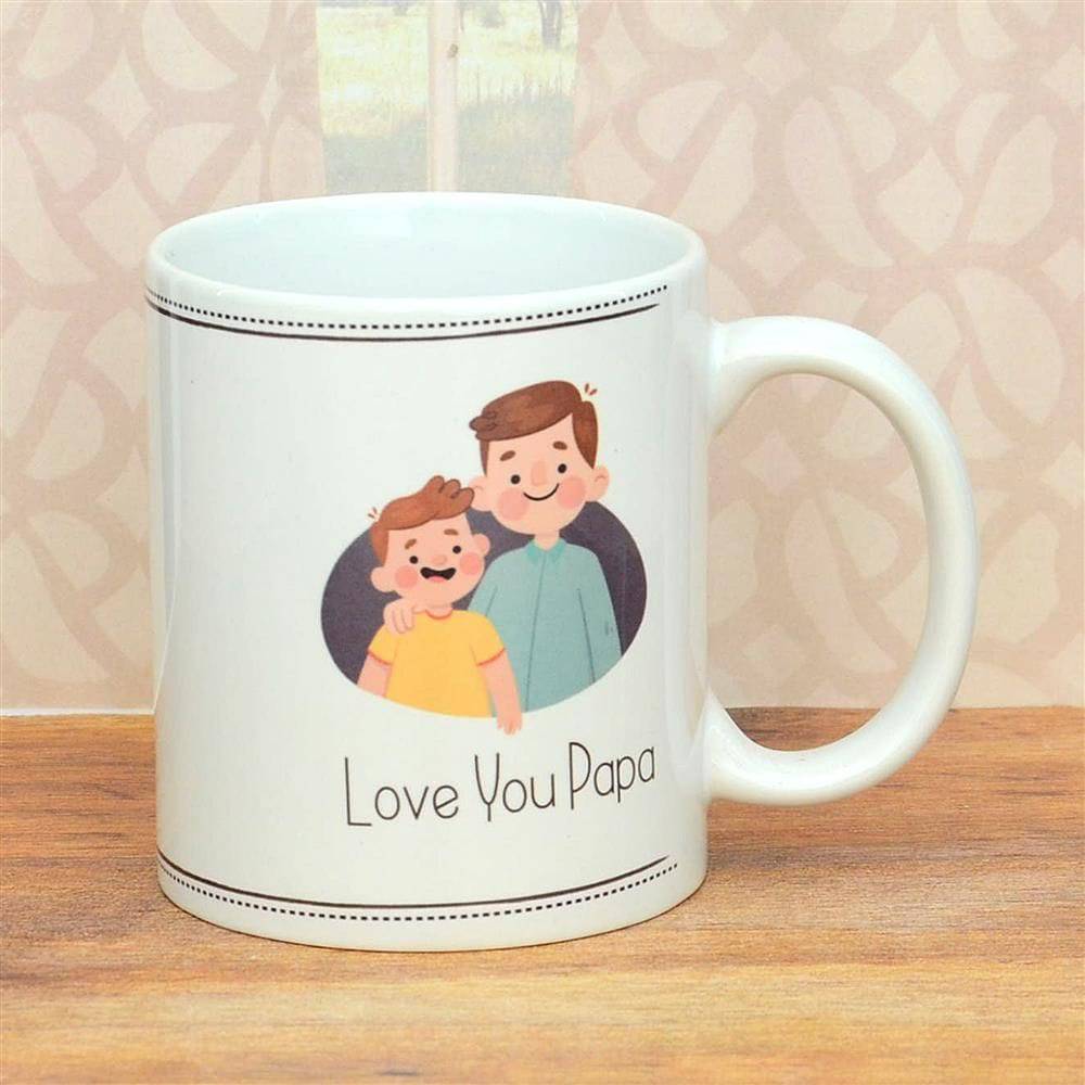 Champian Dad White Mug - YuvaFlowers