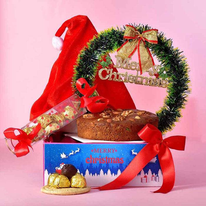 Cherry Xmas Treat Hamper - YuvaFlowers