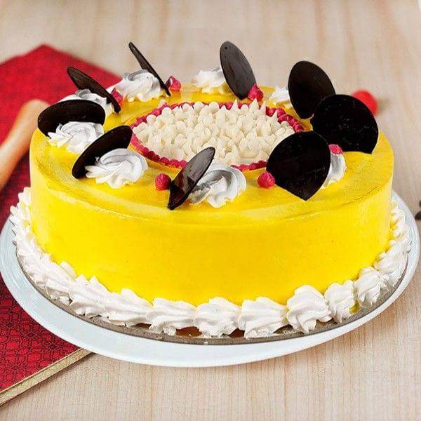 Choco Coin Pineapple Cake - YuvaFlowers