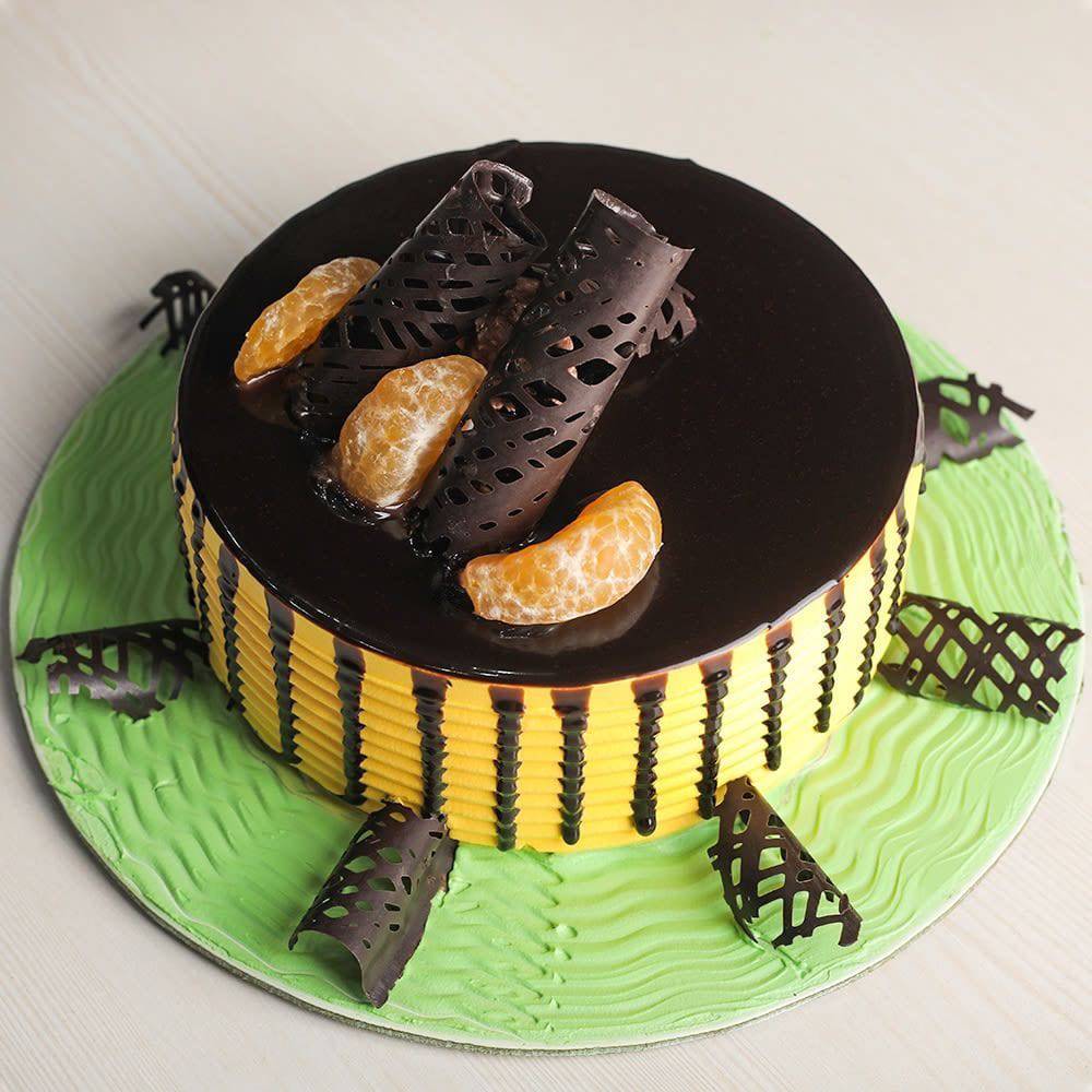 Choco Orange Cake - YuvaFlowers