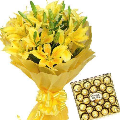 Choco Sunrise - YuvaFlowers