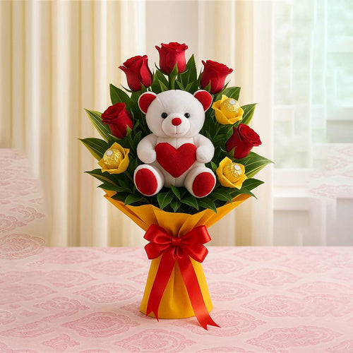 Teddy on Top Online Gift Delivery