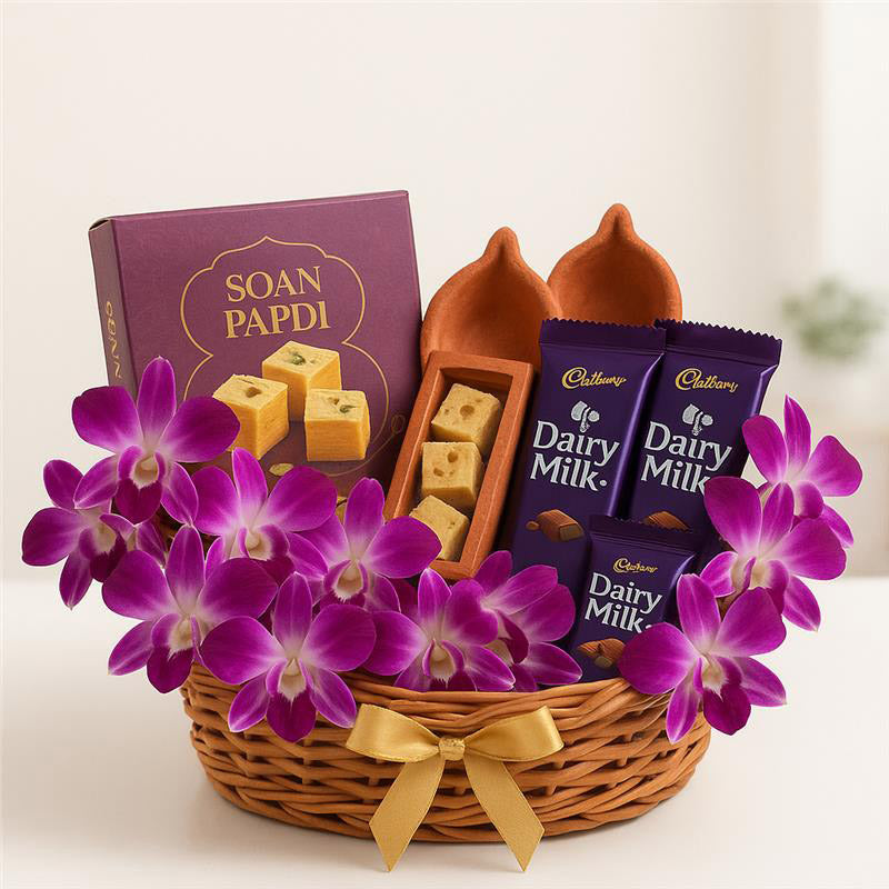 Chocolate, Sweets & Diya