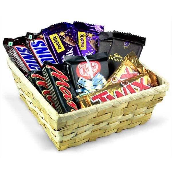 Chocolicious Gift Basket Hamper - YuvaFlowers