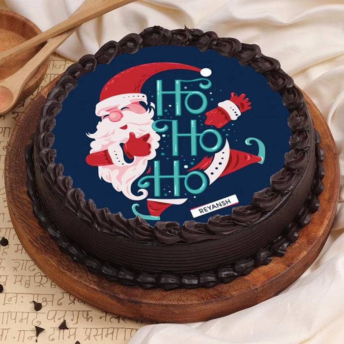 Christmas Photo Cakes - YuvaFlowers