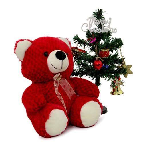 Christmas Tree N Teddy Bear - YuvaFlowers