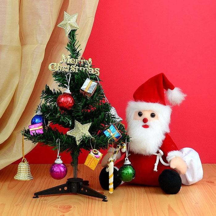 Christmas Tree & Santa - YuvaFlowers