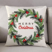 Christmas Wreath Cushion - YuvaFlowers