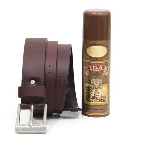 Cigar Deo N Leather Belt - YuvaFlowers