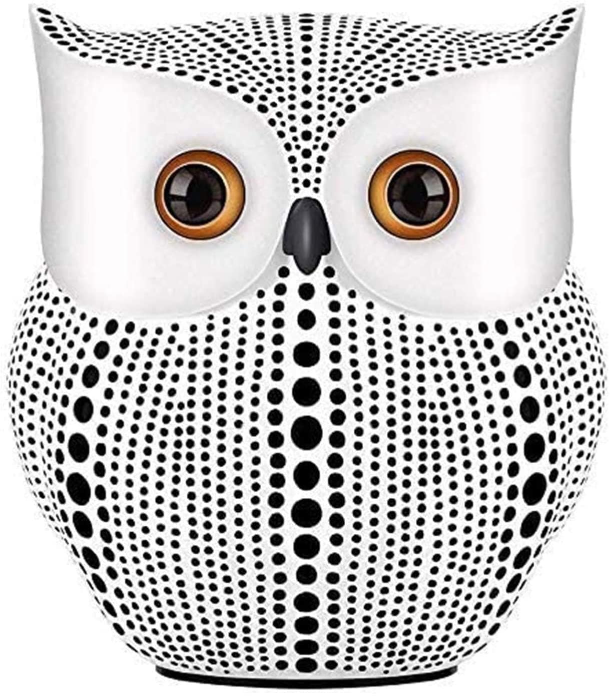 Classy Lucky Owl Resin Art Figure Showpiece -(Pack of 1, White) - YuvaFlowers