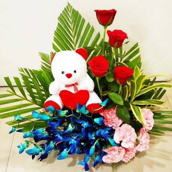 Colourful Blooms - YuvaFlowers