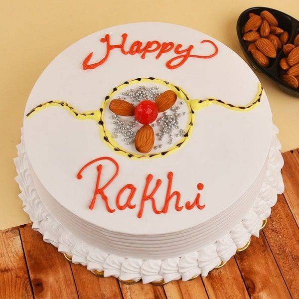 Creamy Pineapple Cake for Rakhi - YuvaFlowers