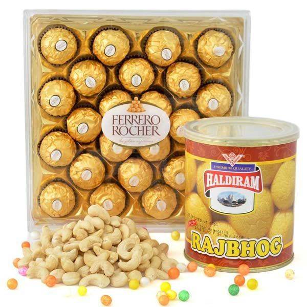 Crunchy Chocolaty And Sweet Combo - YuvaFlowers
