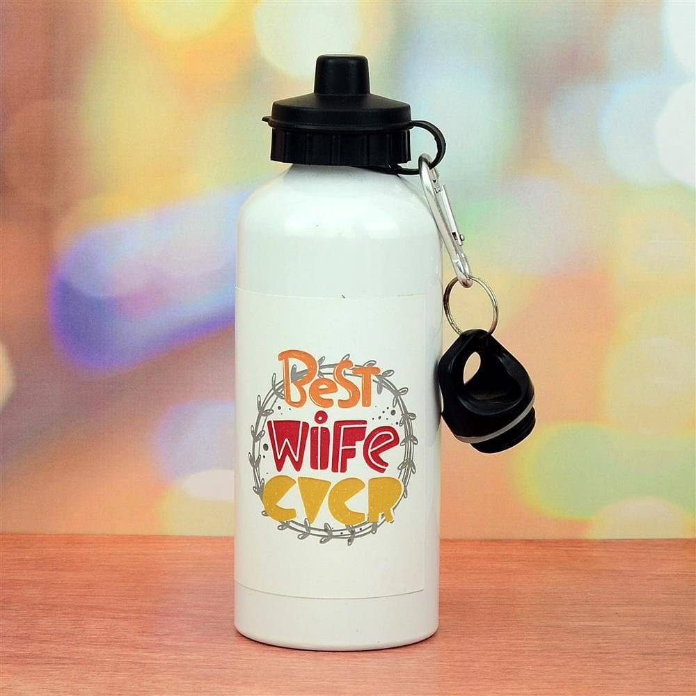 Custom Best Wife Bottle - YuvaFlowers