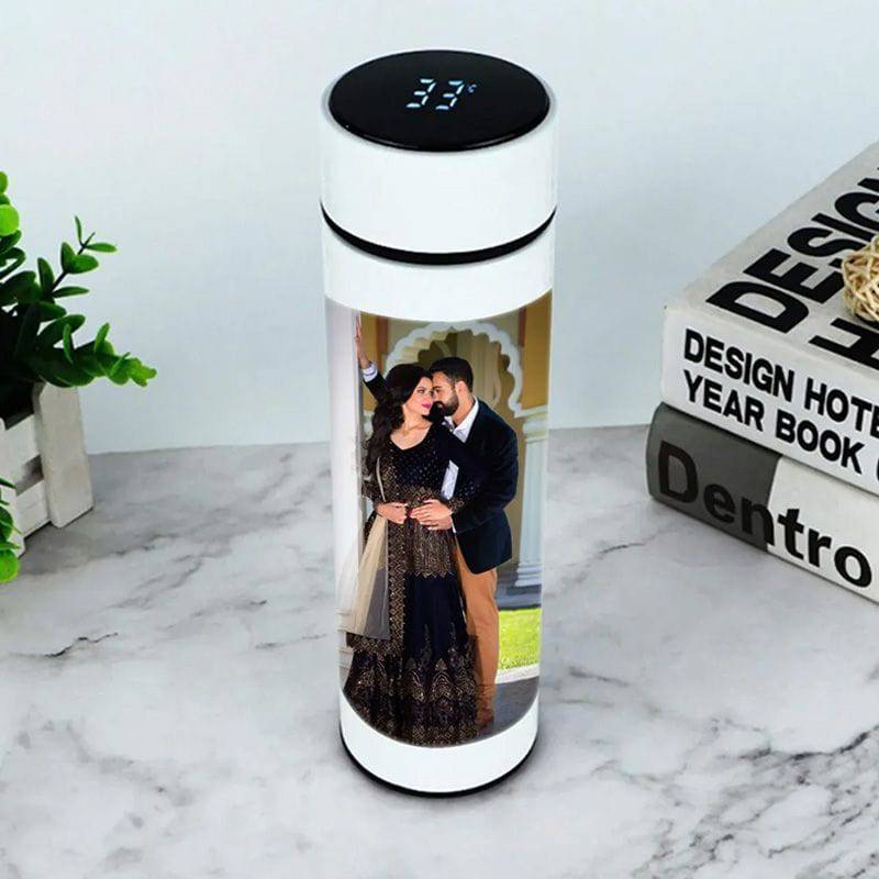 Customize Photo Printed Temperature Watter Bottle - YuvaFlowers