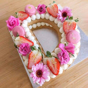 D Alphabet Cake - YuvaFlowers