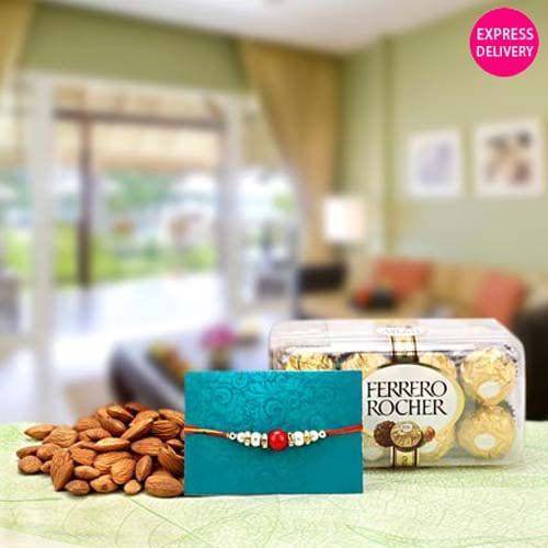 Decorous Rakhi Gift - YuvaFlowers