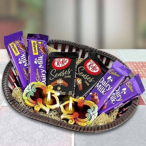 Diwali Chocolaty Hamper - YuvaFlowers