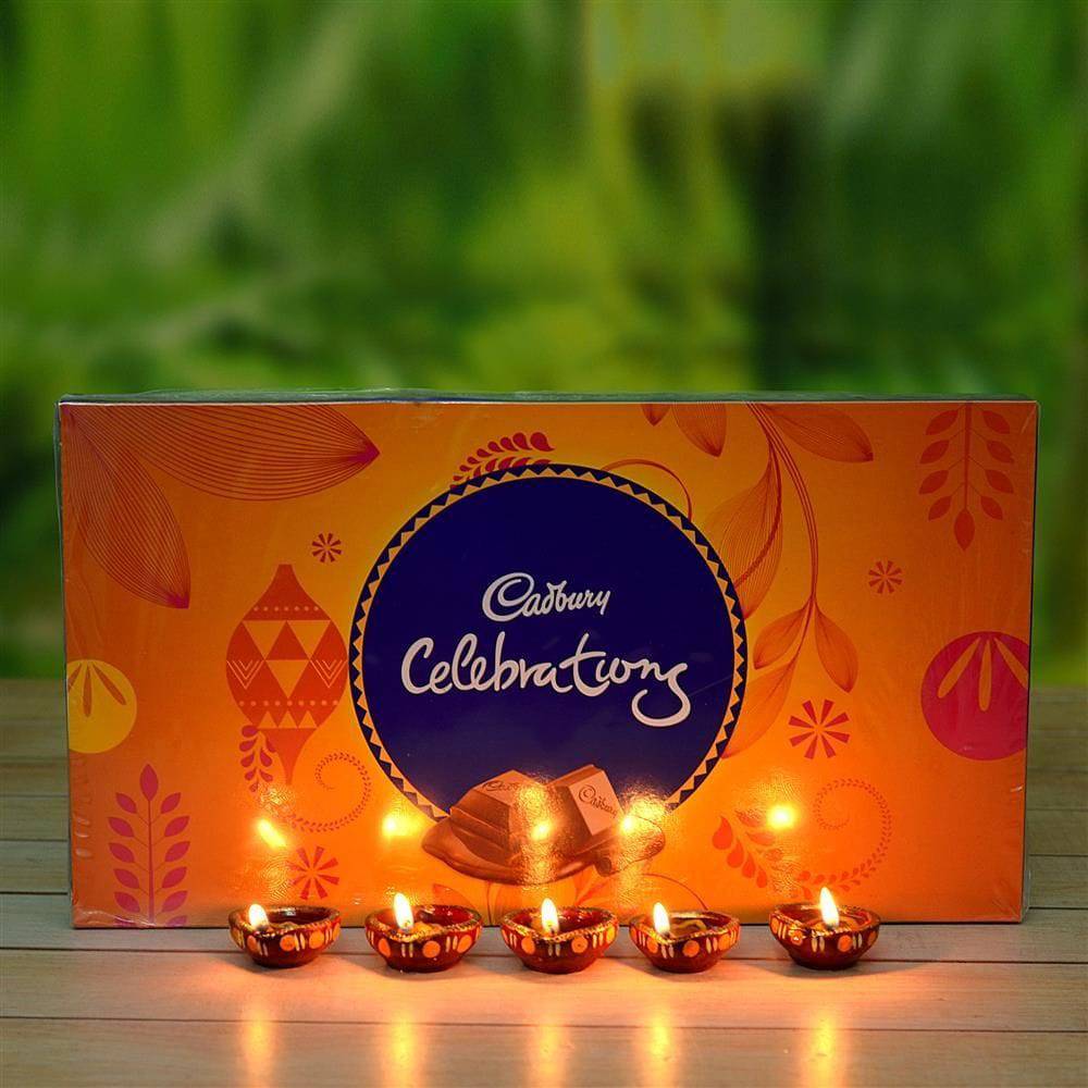 Diwali Diyas and Celebration box - YuvaFlowers