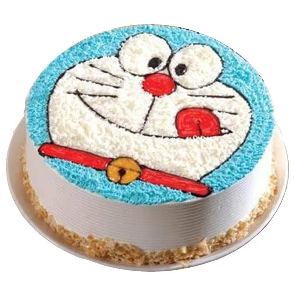 Doraemon Cartoon Cake - YuvaFlowers
