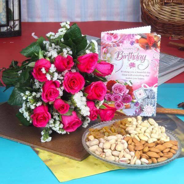 Dryfruit Combo for Healthy Birthday Wishes - YuvaFlowers