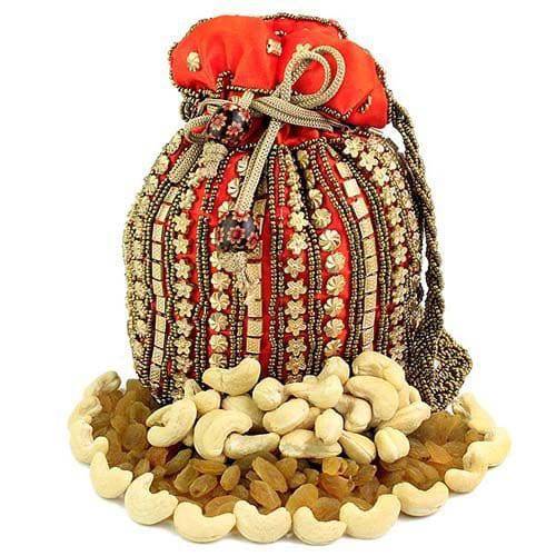 DRYFRUITS & DIWALI CARD HAMPER - YuvaFlowers