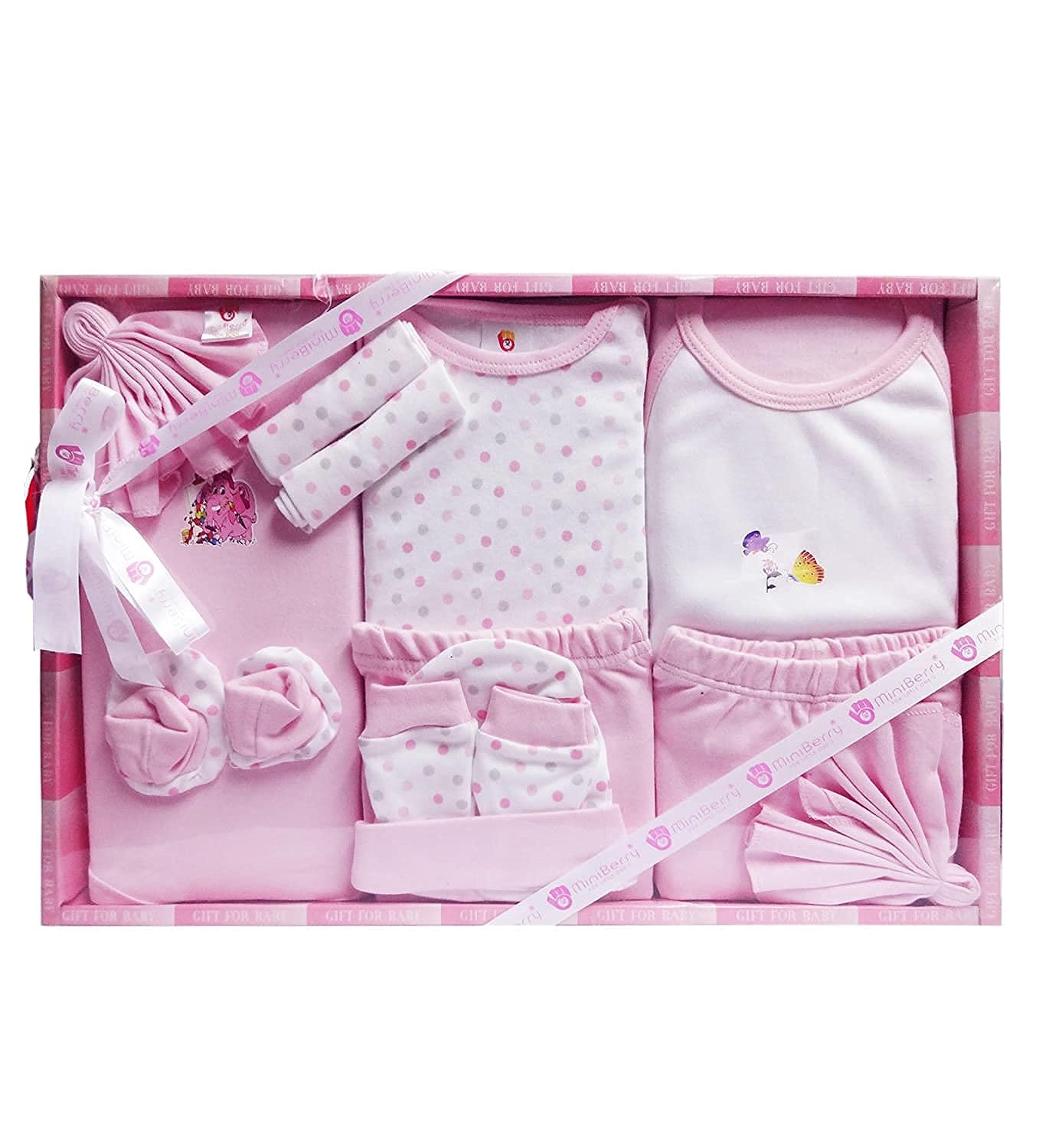 EIO New Born Baby Clothing Gift Set -13 Pieces - YuvaFlowers