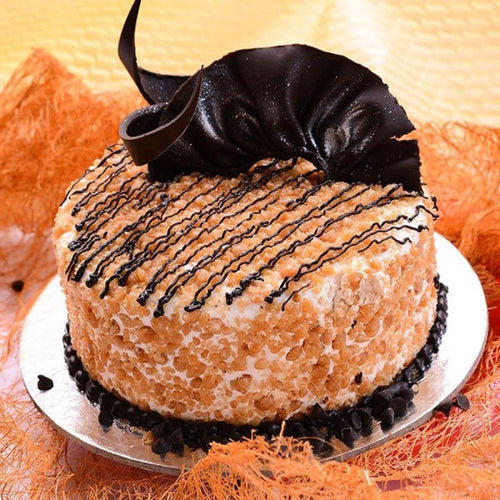 Elegant Butterscotch Cake Online Gift Delivery