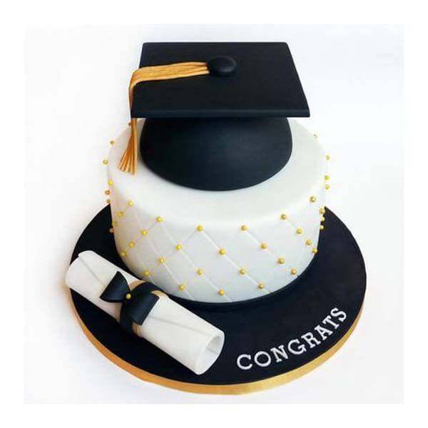 Elegant Graduation  3 kg Cake - YuvaFlowers