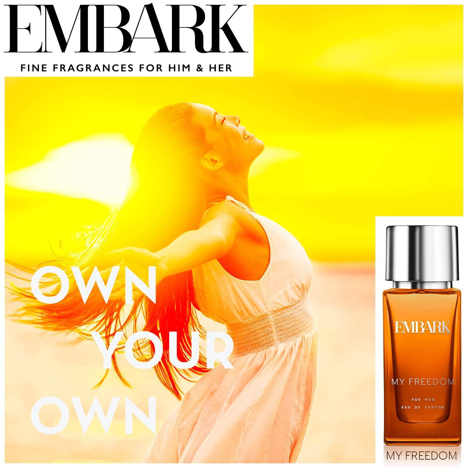 EMBARK My Freedom for Her Women’s Premium Perfume - 30ml | Long Lasting, Floral, Fruity, Musk EDP | Online Exclusive - YuvaFlowers